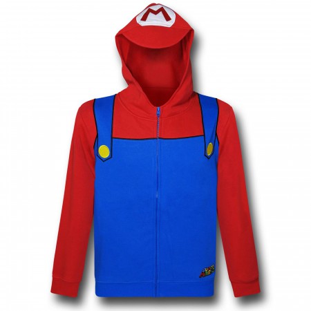 Nintendo Mario Costume Hoodie