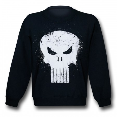 Punisher Distressed Symbol Sweatshirt