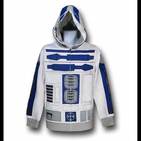 Star Wars R2D2 Costume Zip Hoodie