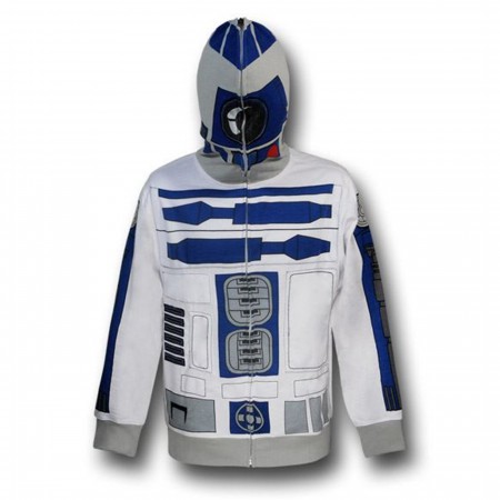 Star Wars R2D2 Costume Zip Hoodie