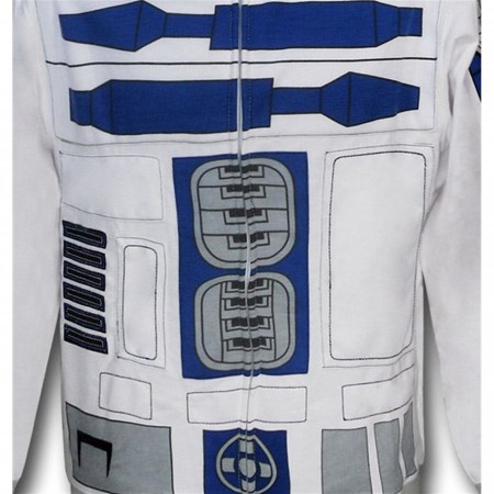 Star Wars R2D2 Costume Zip Hoodie