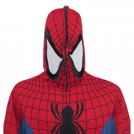 Spider-Man Full Zip-Up Costume Hoodie