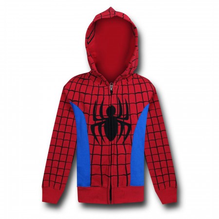 Spiderman Comic Costume Kids Hoodie