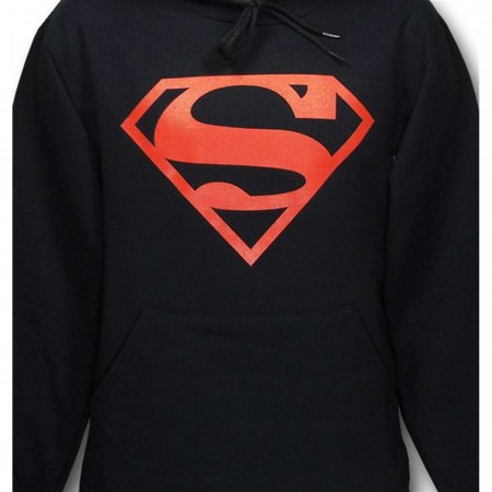 Superboy Hoodie Red Outline