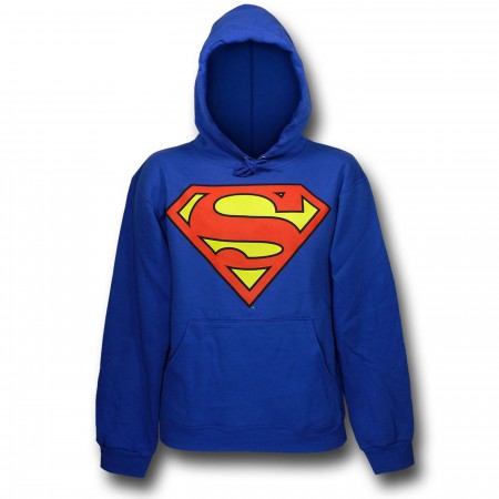 Superman Symbol Royal Hooded Sweatshirt