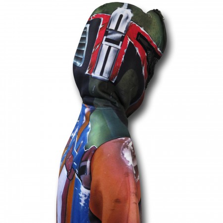Star Wars Boba Fett Lightweight Costume Zip Hoodie