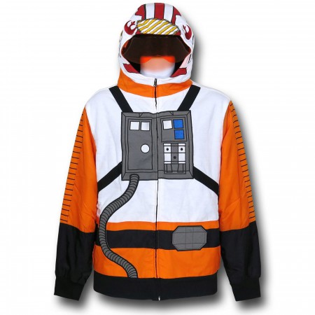 Star Wars Rebel Pilot Masked Costume Hoodie