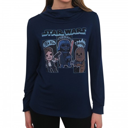 Star Wars Sound Effects Women's Cowl Sweatshirt
