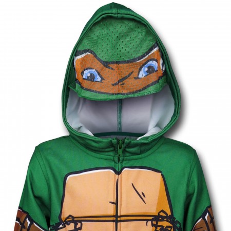 TMNT Michelangelo Mask Kids Costume Hoodie