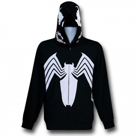 Venom Big Grin Masked Costume Hoodie