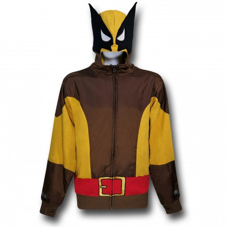 Wolverine Masked Brown Costume Hoodie