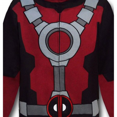 Deadpool Costume Zip Up Hoodie