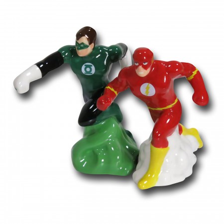 Green Lantern & Flash Salt & Pepper Shakers