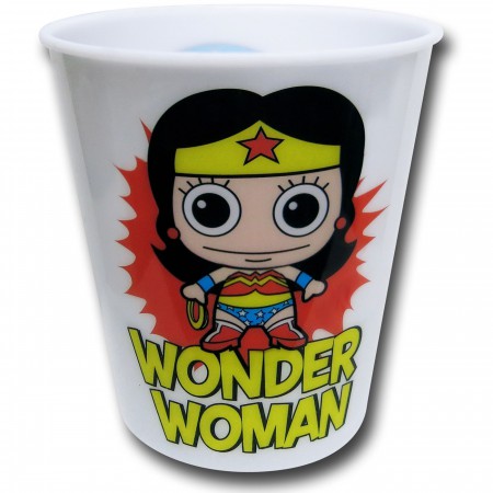 Wonder Woman Kawaii Kids 3-Piece Dish Set