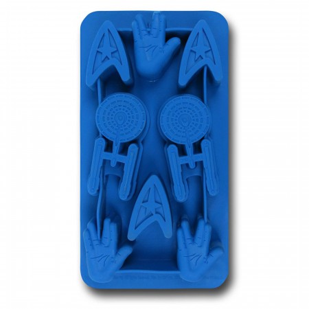 Star Trek Ships and Symbols Ice Cube Tray