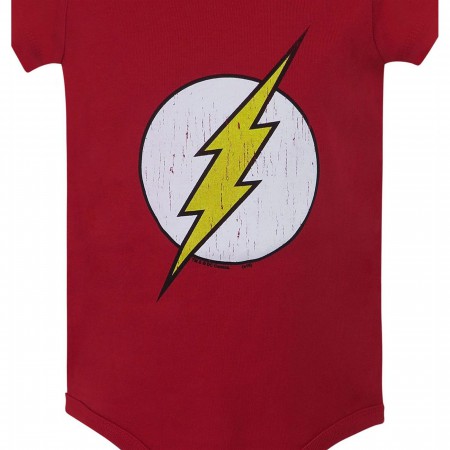 Flash Distressed Symbol Infant Snapsuit
