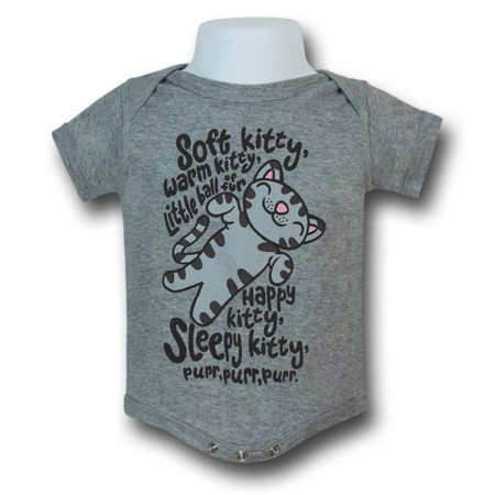 Big Bang Theory Soft Kitty Infant Snapsuit