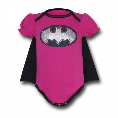 Batgirl Caped Symbol Infant Snapsuit