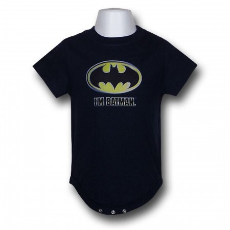 I'm Batman Navy Infant Snapsuit