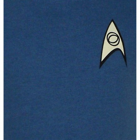 Star Trek Science Uniform Infant Snapsuit