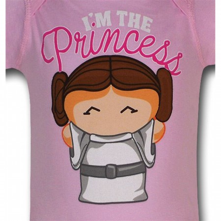 Star Wars Leia Pink Infant Snapsuit