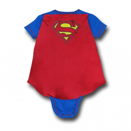 Superman Costume with Cape Infant Snapsuit