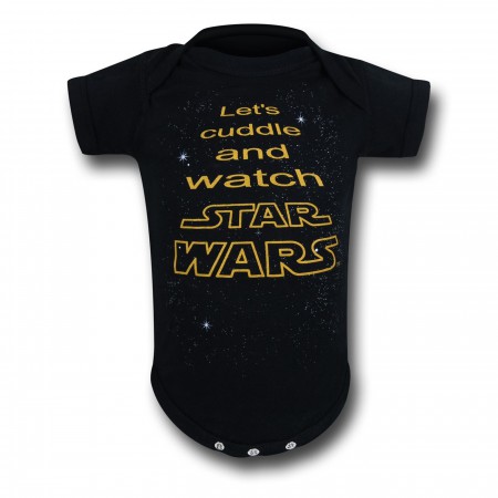 Star Wars Cuddle & Watch Star Wars Infant Snapsuit