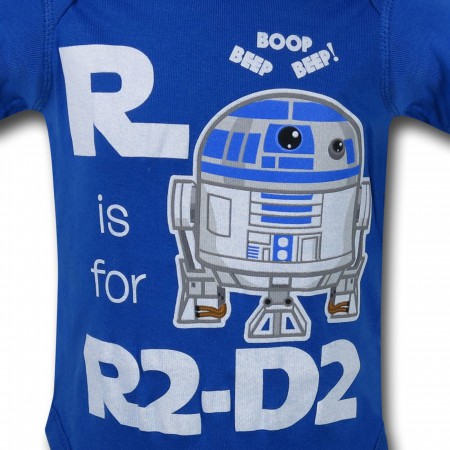 Star Wars R Is For R2-D2 Infant Snapsuit