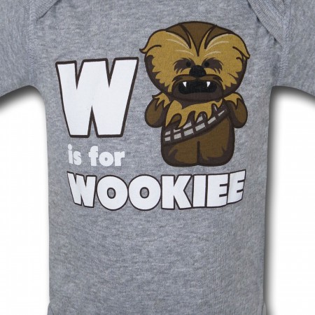 Star Wars W Is For Wookiee Infant Snapsuit