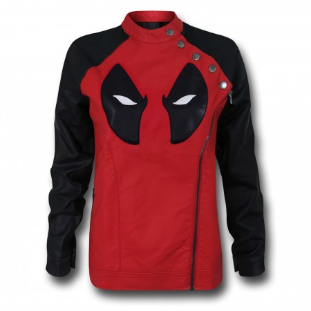 Deadpool Side Zip Moto Women's Jacket