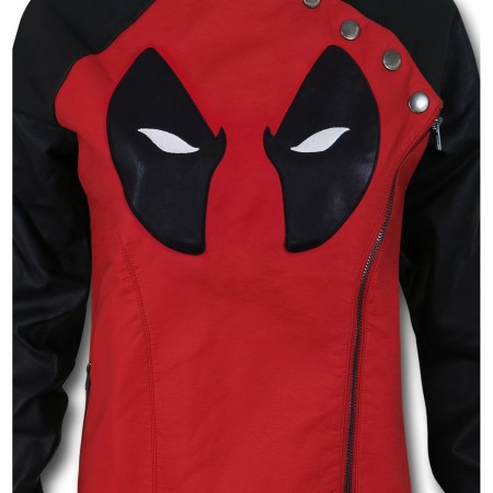 Deadpool Side Zip Moto Women's Jacket