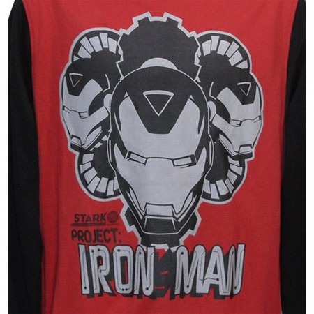 Iron Man Hooded Lettermans Jacket