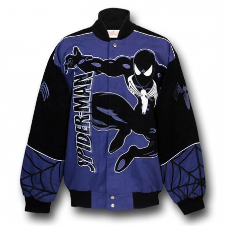 Spiderman Black Suit Twill Jacket