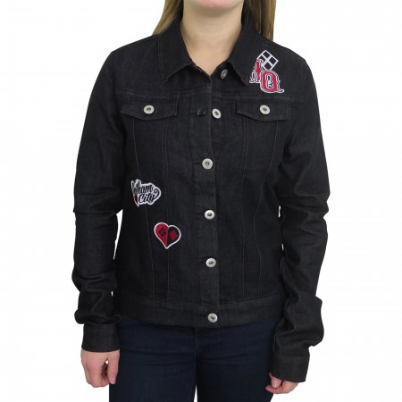 Harley Quinn Animated Women's Denim Jacket