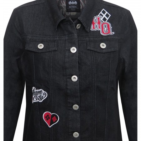 Harley Quinn Animated Women's Denim Jacket