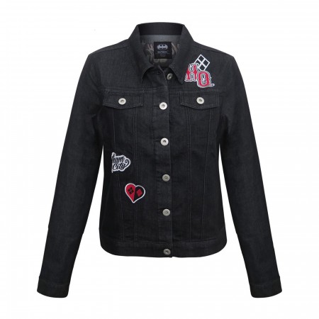 Harley Quinn Animated Women's Denim Jacket