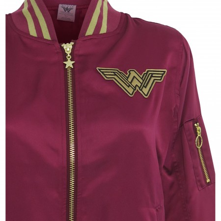 Wonder Woman Movie Logo Women's Bomber Jacket