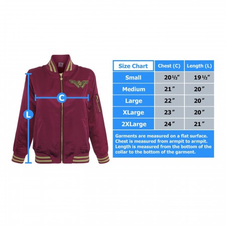 Wonder Woman Movie Logo Women's Bomber Jacket