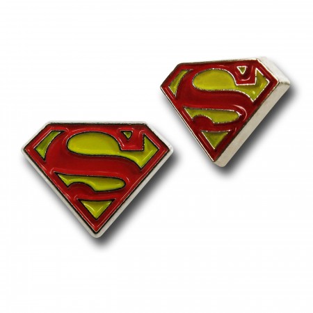 DC Comics Enamel Fill Earring Set