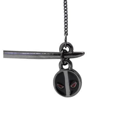 Deadpool Icon Symbol & Sword Women's Necklace