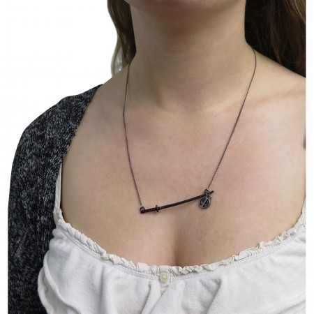 Deadpool Icon Symbol & Sword Women's Necklace