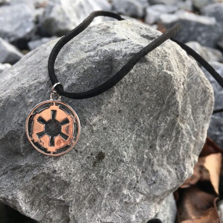 Star Wars Empire Cut-Out Necklace on Suede Cord