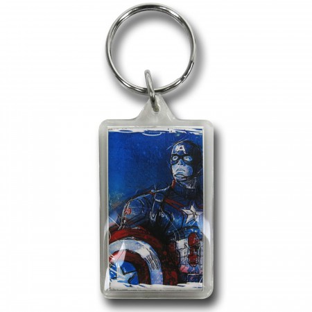 Captain America Age of Ultron Distressed Keychain