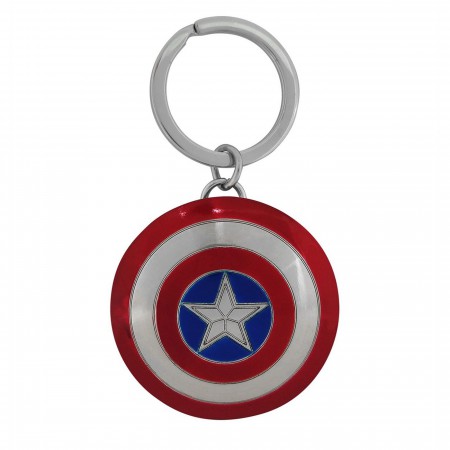 Captain America Movie Metal Shield  Keychain