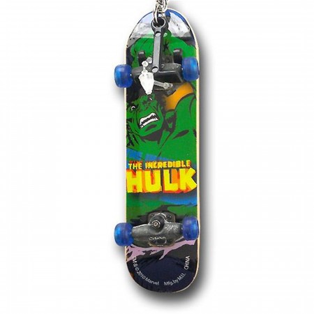 Hulk Skateboard Keychain