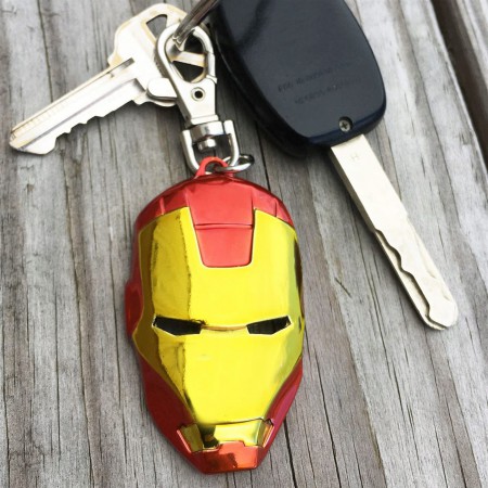 Iron Man Color Head Keychain