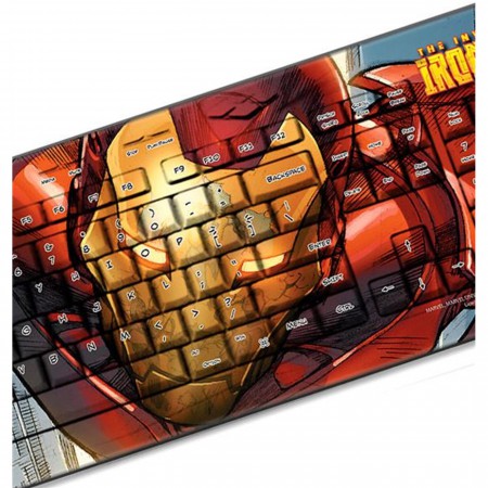 Iron Man Flying Wired USB Keyboard