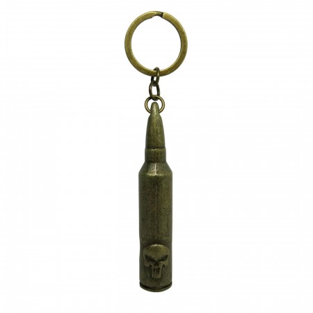 Punisher Bullet Bottle Opener Keychain