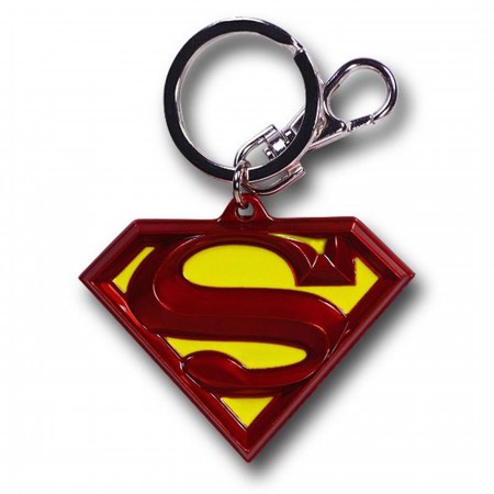 Superman Symbol Color Pewter Keyring