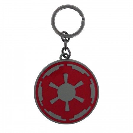 Star Wars Red Imperial Crest Metal Keychain